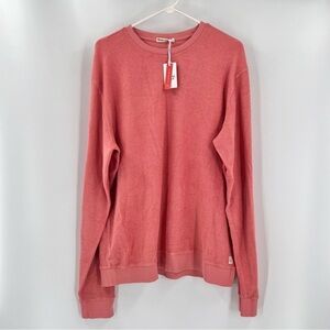 Marine Layer Rosette Terry Crew Neck Sweater